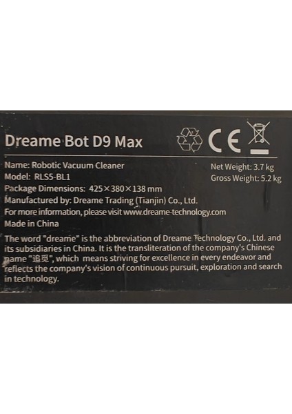 D9 Max Robot Süpürge D91001-1 ( Teşhir Ürün )