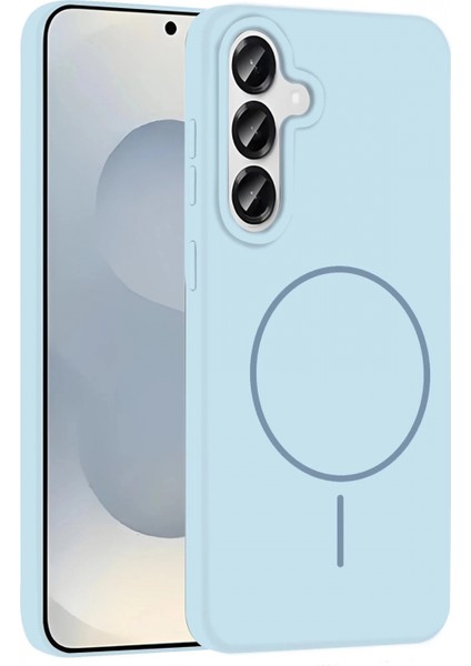 Samsung Galaxy S25 Kılıf Jully Magsafe Kapak - Mavi