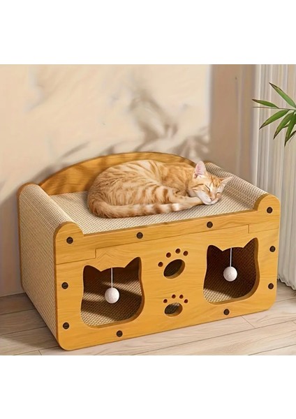 Şık Kedi Oyun Evi Tırmalama Tahtası ve Dinlenme Yatağı Asılı Oyuncaklar fiyatları