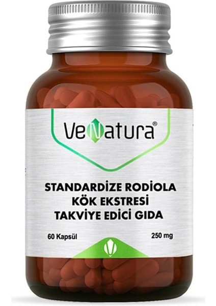 Venatura Standardize Rodiola Kök Ekstresi 60 Kapsül