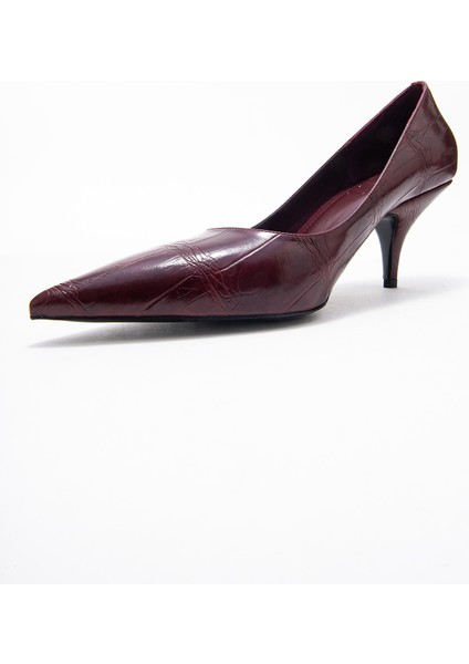 Marcus Bordo Baskı Kadın Topuklu Ayakkabı fırsatları