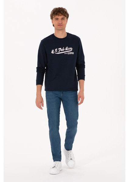 Erkek Lacivert Sweatshirt 50316315-VR033 fırsatları