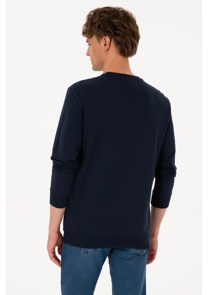 Erkek Lacivert Sweatshirt 50316315-VR033 indirimleri