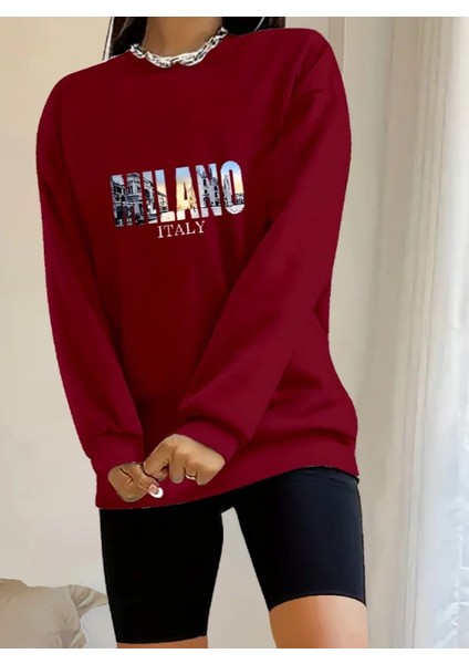 Kadın Uzun Kollu Bisiklet Yaka Desenli Viskon Iki Iplik Bluz fiyatları