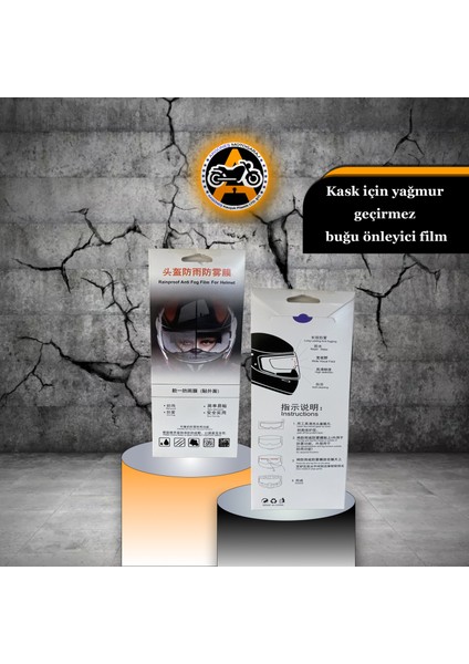 Pinlock Buğu Engelleyici Küçük Boy – Kask Vizörleri Için Net Görüş Çözümü