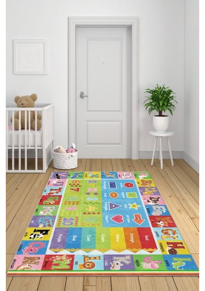 Minik Ayaklara Büyük Bilgiler: Eğlenceli Eğitim Halısı - Kaymaz Taban modelleri