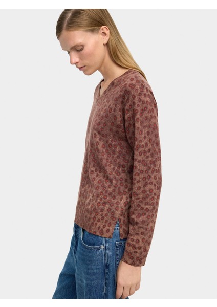 Desenli Örme Kazak modelleri