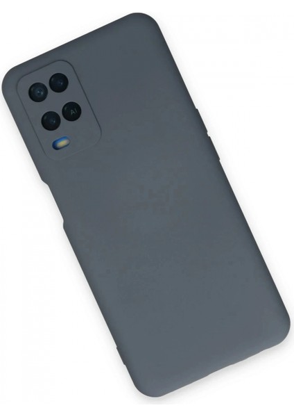 Oppo A54 4g Kılıf Nano Içi Kadife Silikon - Gri fiyatları