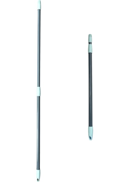 Yedek Telekopik Plastik Vidalı Mop Paspas Sapı - Kısa 70 - Uzun 120 Cm.