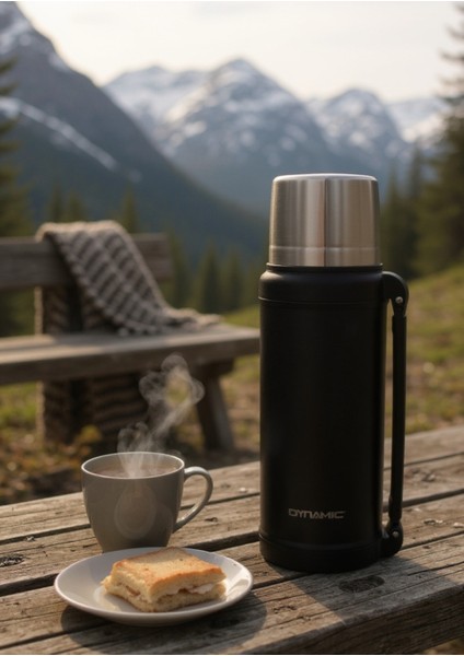 Paslanmaz Çelik Termos 2 Lt Siyah