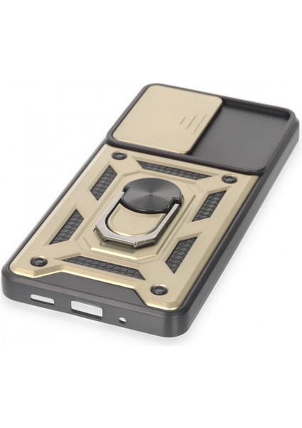 Samsung Galaxy S20 Fe Kılıf Pars Lens Yüzüklü Silikon - Gold indirimleri