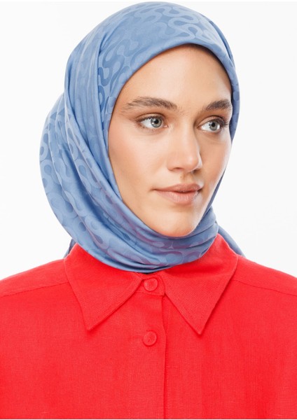 Moon Desen Ipeksi Jakar Eşarp