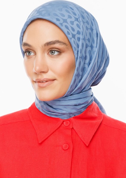 Moon Desen Ipeksi Jakar Eşarp modelleri