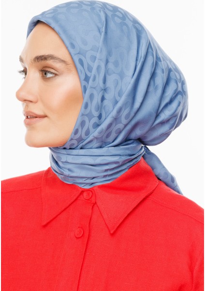 Moon Desen Ipeksi Jakar Eşarp