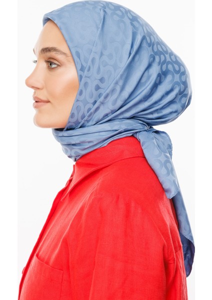 Moon Desen Ipeksi Jakar Eşarp