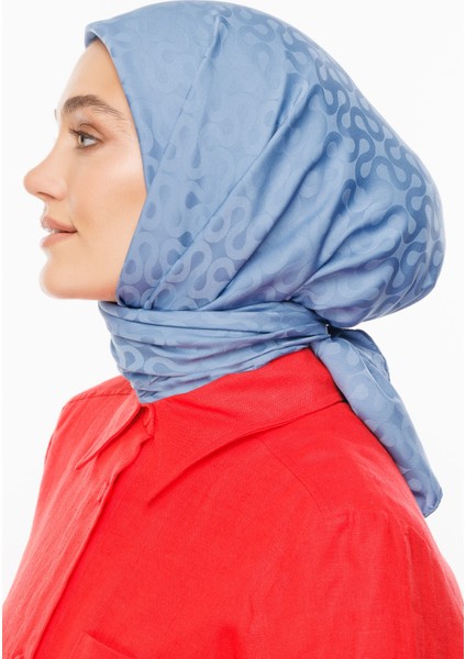 Moon Desen Ipeksi Jakar Eşarp