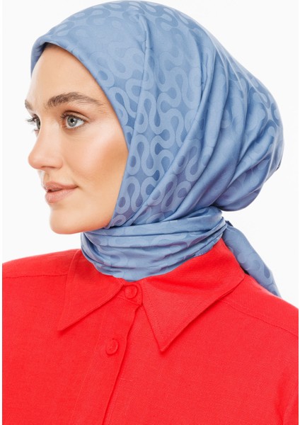 Moon Desen Ipeksi Jakar Eşarp