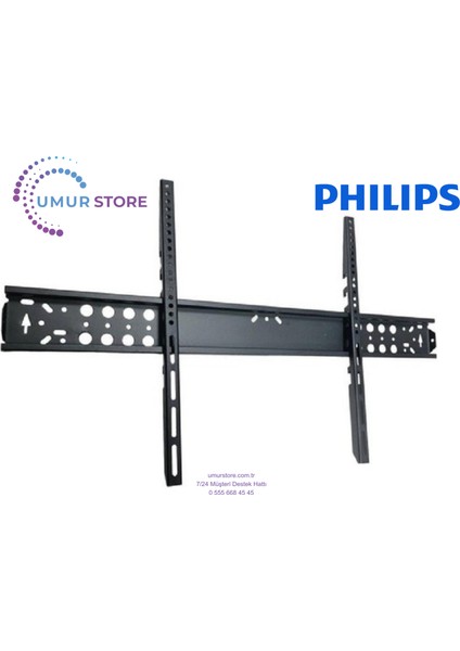 The One 75PUS8909/12 75” Uydu Alıcılı Smart 4K UHD Dolby Vision Dolby Atmos 70-100 Inç Sabit LCD LED Tv Duvar Askı Aparatı