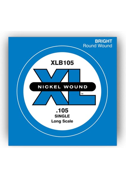 XLB105 Nickel Wound Tek Bas Gitar Teli (105)