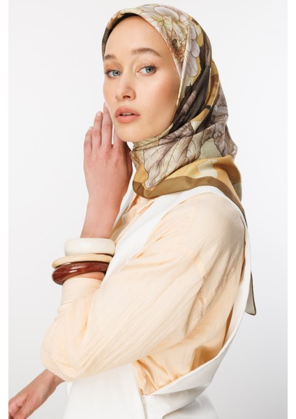 Floren Desen Pamuk Eşarp