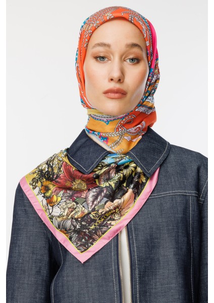 Virel Desen Pamuk Eşarp modelleri