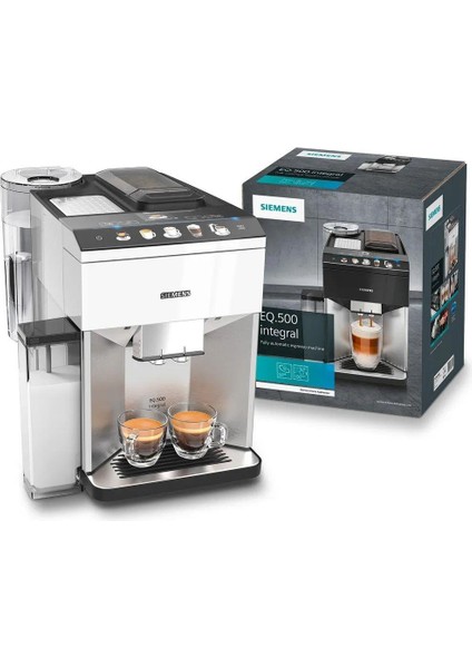 TQ507R02 Tam Otomatik Espresso Makinesi Integral EQ500 Beyaz fırsatları