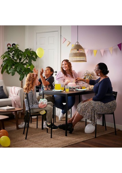 Mutfak Masası, Siyah, 110X67 Cm, 4 Kişilik fiyatları