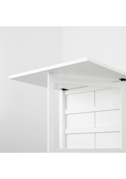 Katlanır Mutfak Masası, Beyaz, 2-4 Kişilik, Katlanabilir, 26/89/152X80 cm fırsatları
