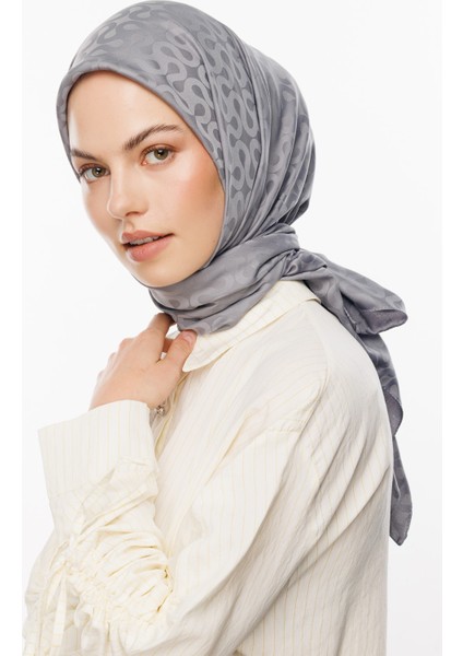 Moon Desen Ipeksi Jakar Eşarp