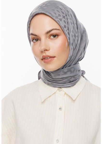 Moon Desen Ipeksi Jakar Eşarp