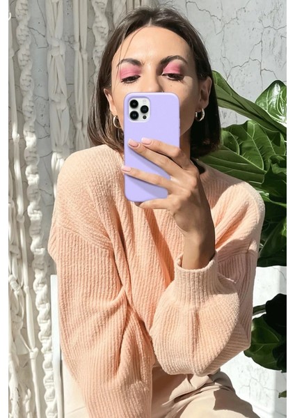 iPhone 12 Pro Kılıf First Silikon - Mor fiyatları