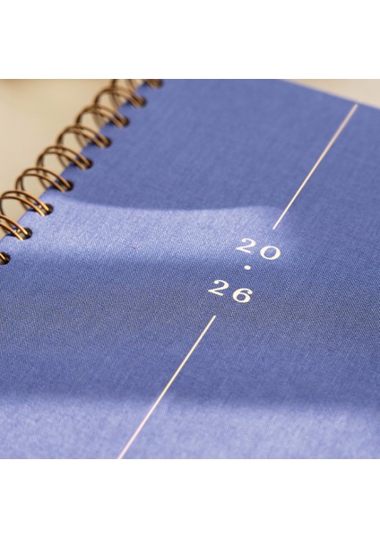 2026 A5 Spiralli Keten Haftalık Ajanda 12 Aylık - Lila fiyatları