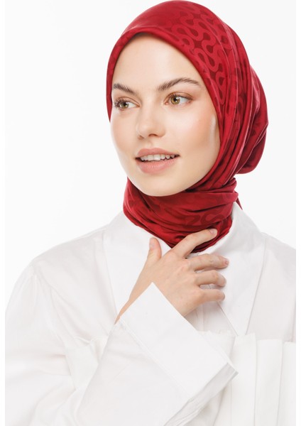 Moon Desen Ipeksi Jakar Eşarp