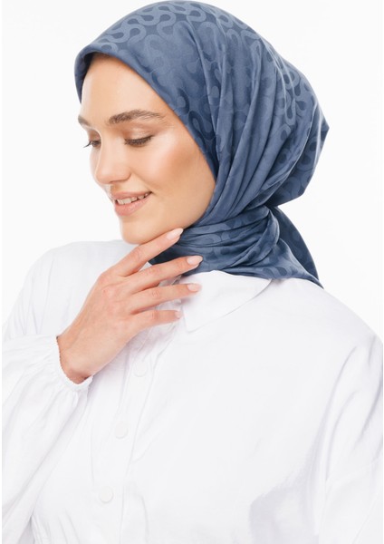 Moon Desen Ipeksi Jakar Eşarp modelleri