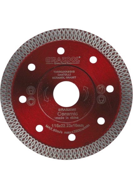 Fixonic Eratool ERA50095 115MM Hassas Ince Dantelli Elmas Testere