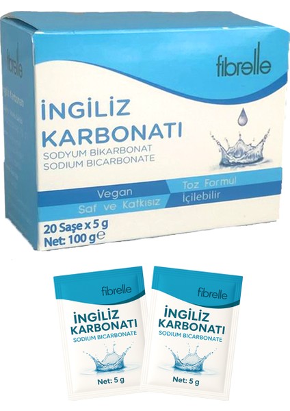 Sodyum Bikarbonat (Ingiliz Karbonatı) Saşe ( 1 Saşe = 5 G )