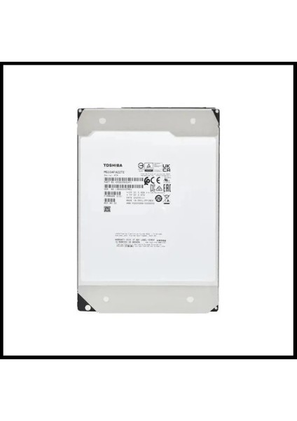 Toshıba Enterprıse, MG10AFA22TE, 3.5", 22TB, 512MB 7200 Rpm, 7/24 Güvenlik, Data Center, Nas, Server, HDD fiyatları