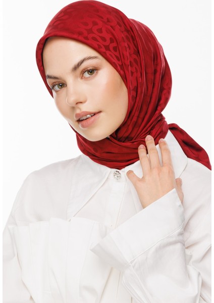 Moon Desen Ipeksi Jakar Eşarp