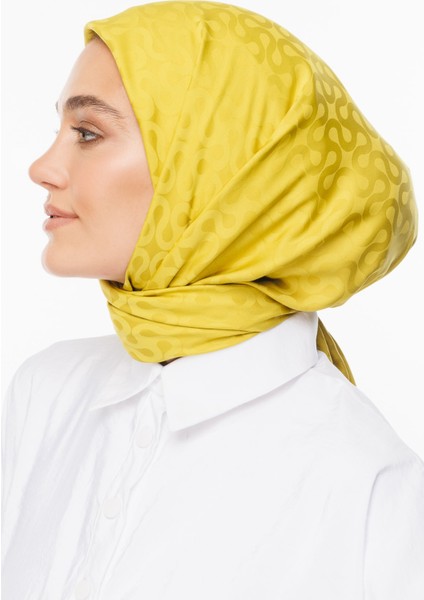 Moon Desen Ipeksi Jakar Eşarp