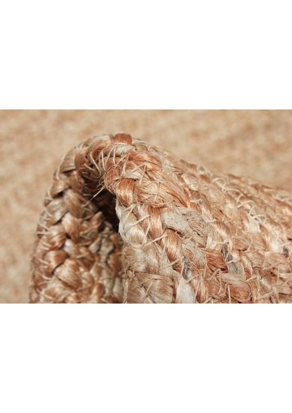 Naturel El Dokuması Jüte Halı Paspas 90X90CM Kilim fiyatları