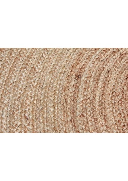 Naturel El Dokuması Jüte Halı Paspas 90X90CM Kilim fırsatları