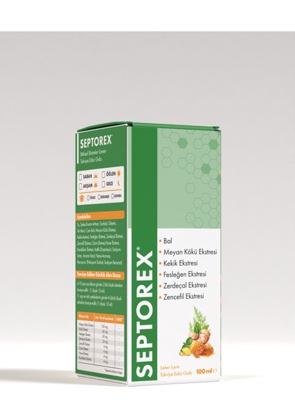 Ballı Zencefilli Kekikli Bitkisel Şurup 100 ml fiyatları