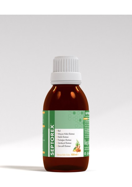 Ballı Zencefilli Kekikli Bitkisel Şurup 100 ml modelleri