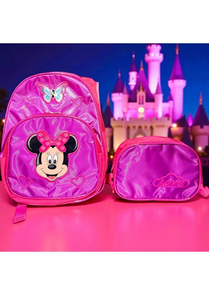 Minnie Mouse Okul ve Beslenme Çantası Seti