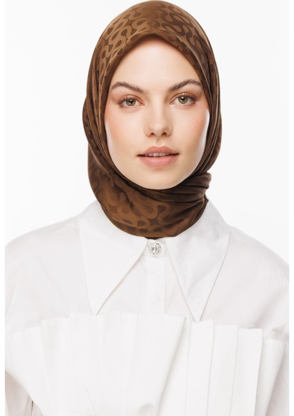 Moon Desen Ipeksi Jakar Eşarp modelleri