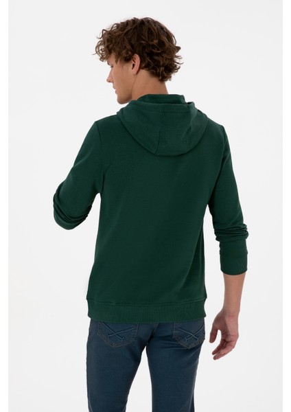 Erkek Koyu Yeşil Sweatshirt 50315663-VR079 indirimleri