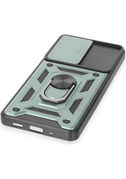 Samsung Galaxy S20 Fe Kılıf Pars Lens Yüzüklü Silikon - Yeşil indirimleri