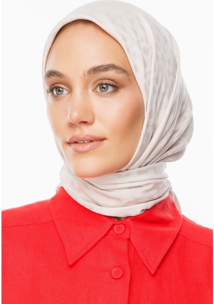 Moon Desen Ipeksi Jakar Eşarp