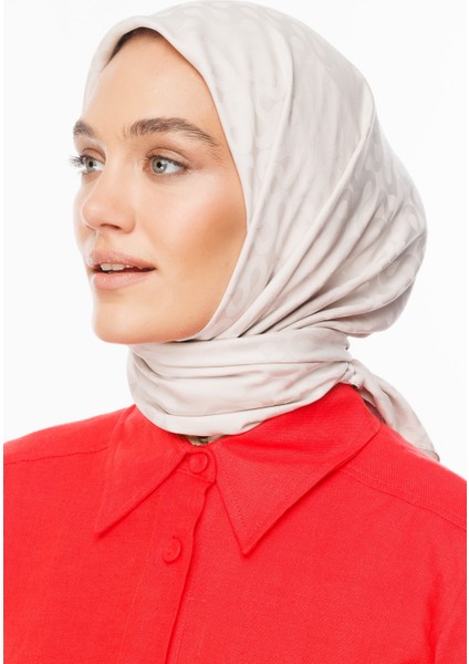 Moon Desen Ipeksi Jakar Eşarp modelleri