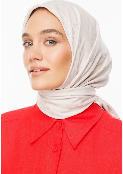 Moon Desen Ipeksi Jakar Eşarp